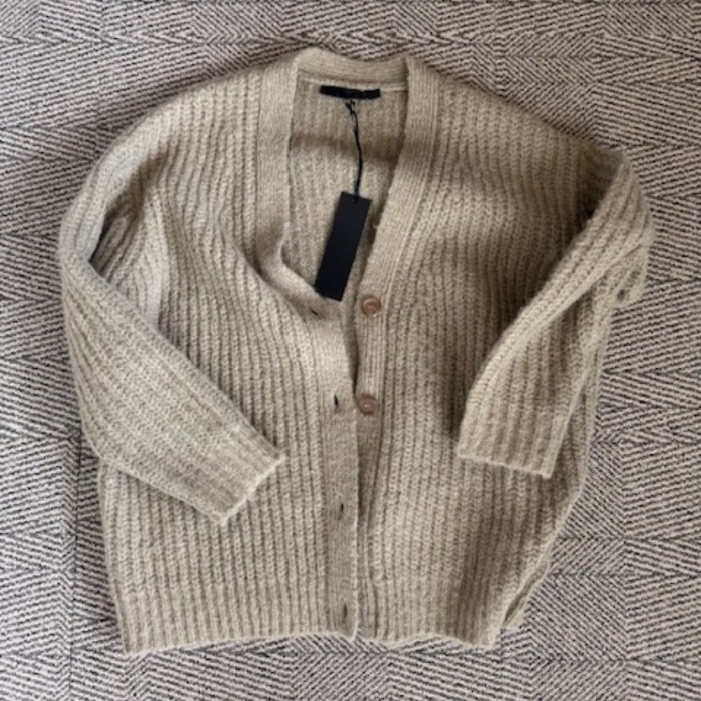 Jenni Kayne Tan Cardigan Sweater
